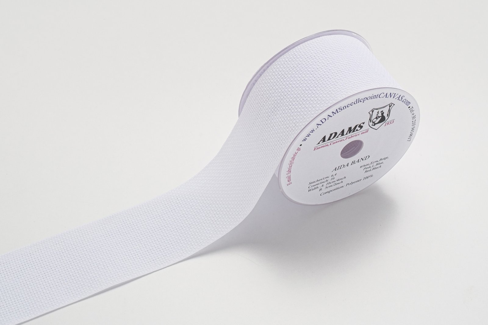 18FASKENxxxPOL(a)[EMBROIDERY BRAID 5cm. POLYESTER [WHITE]